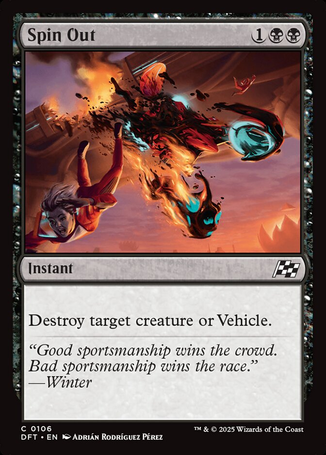 Spin Out - [Foil] Aetherdrift (DFT)