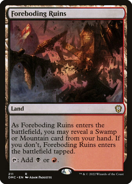 Foreboding Ruins (211) - Dominaria United Commander (DMC)