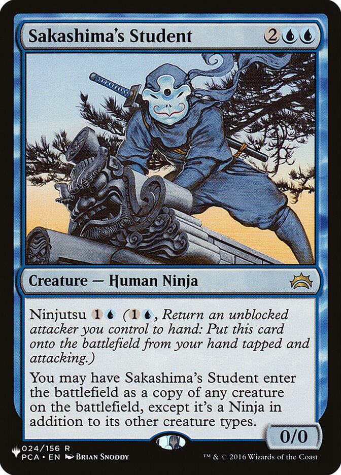 Sakashima's Student (PCA-24) - The List (PLST)
