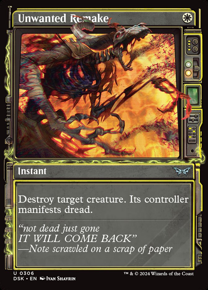 Unwanted Remake - [Foil, Showcase] Duskmourn: House of Horror (DSK)