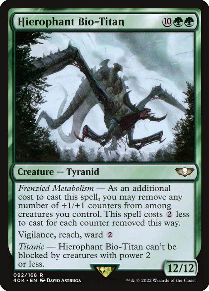Hierophant Bio-Titan (92) - Warhammer 40,000 Commander (40K)