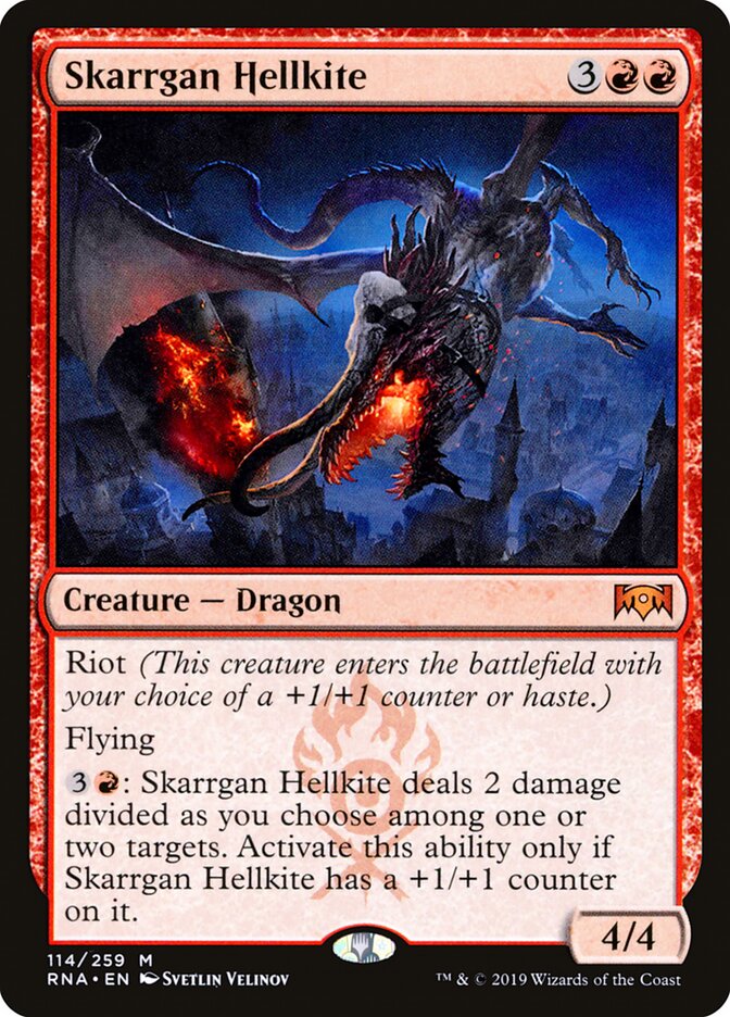 Skarrgan Hellkite (114) - Ravnica Allegiance (RNA)