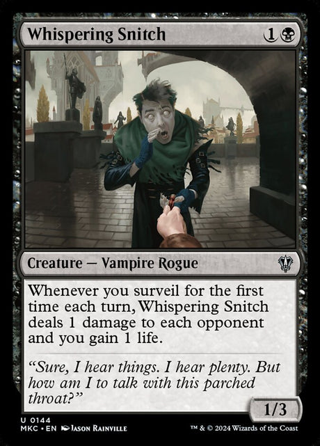 Whispering Snitch (144) - Murders at Karlov Manor Commander (MKC)