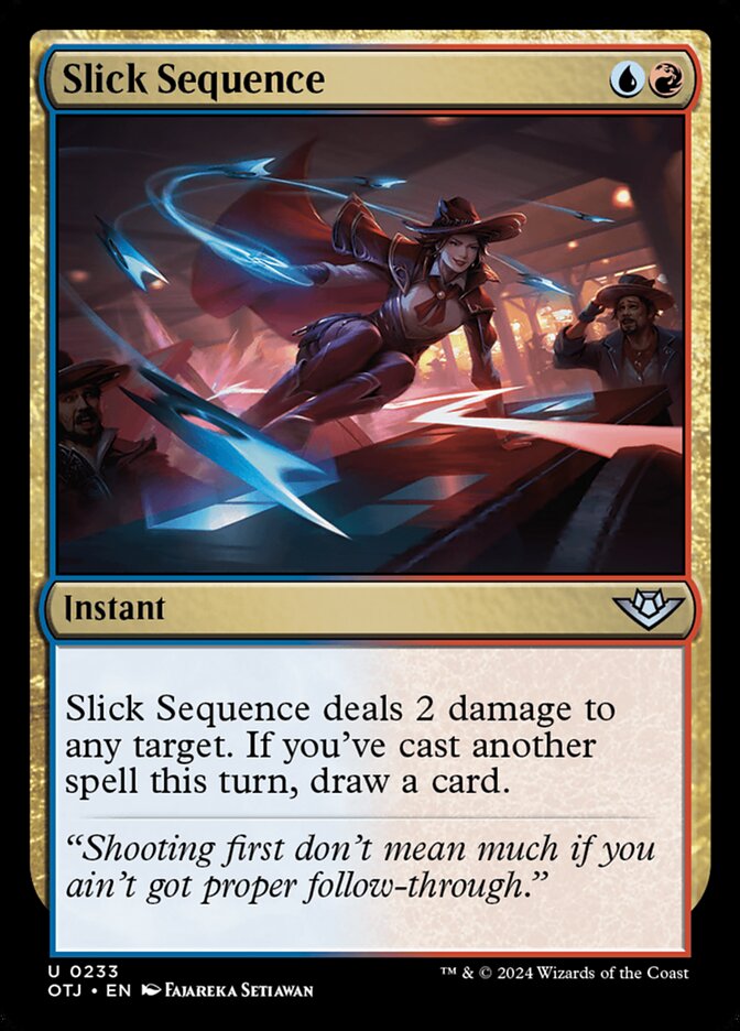 Slick Sequence - [Foil] Outlaws of Thunder Junction (OTJ)