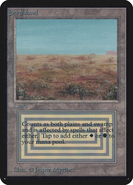 Scrubland (281) - Limited Edition Alpha (LEA)