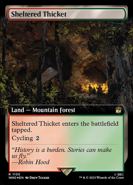 Sheltered Thicket (1105) - Doctor Who (WHO)