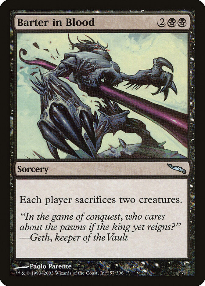 Barter in Blood (57) - Mirrodin (MRD)