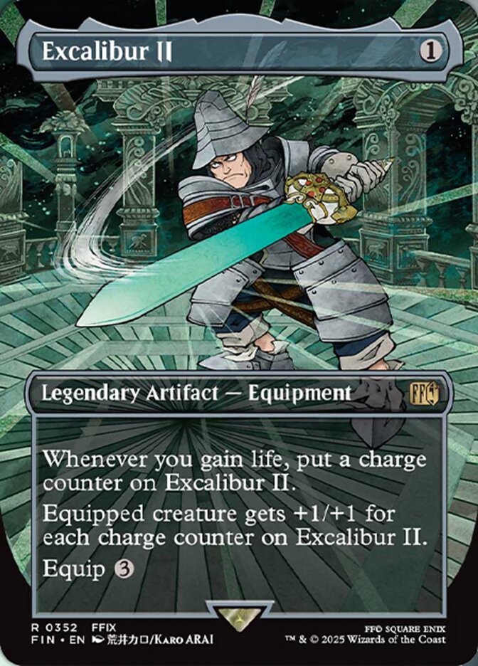 Excalibur II (352) - [Foil, Borderless] Final Fantasy (FIN)