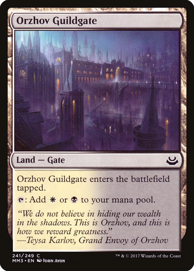 Orzhov Guildgate (241) - Modern Masters 2017 (MM3)