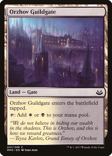 Orzhov Guildgate (241) - Modern Masters 2017 (MM3)