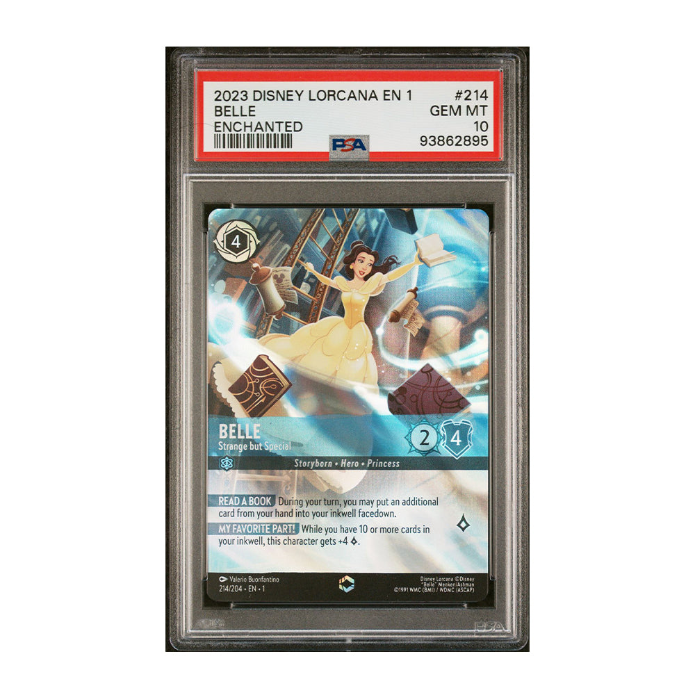 Belle - [Foil, Enchanted, Graded PSA 10] - Strange but Special (Enchanted) - The First Chapter (1)