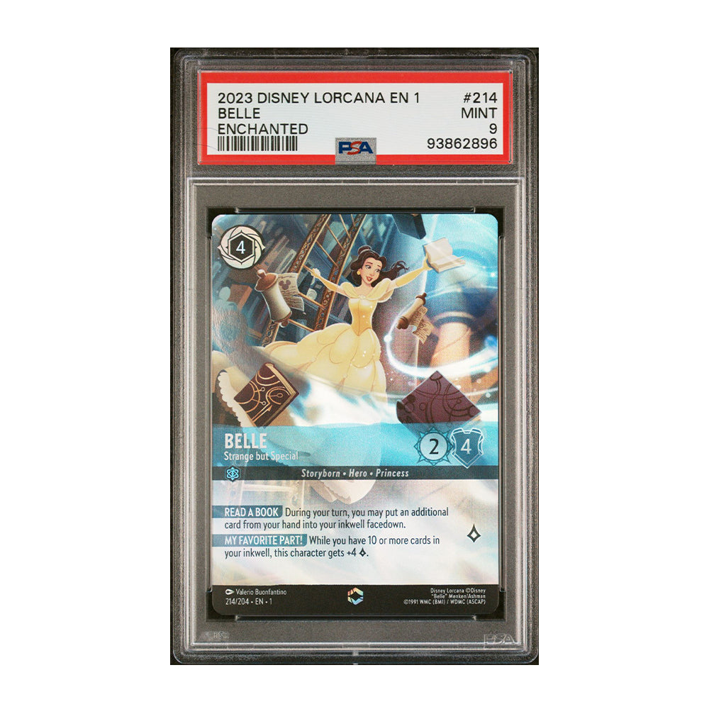 Belle - [Foil, Enchanted, Graded PSA 9] - Strange but Special (Enchanted) - The First Chapter (1)