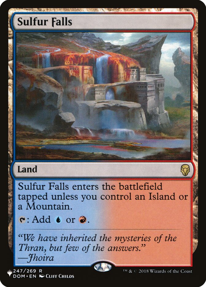 Sulfur Falls (DOM-247) - The List (PLST)