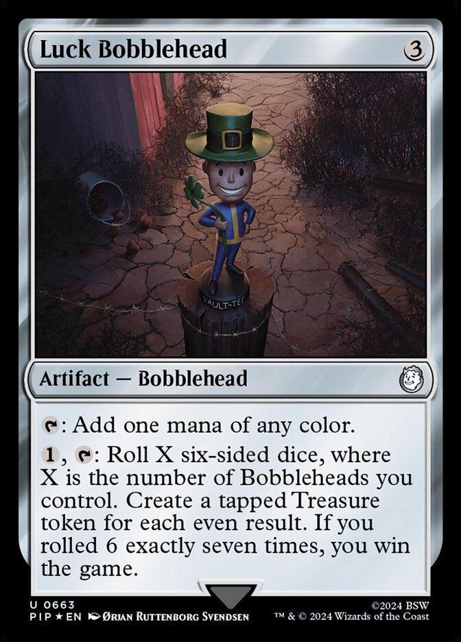 Luck Bobblehead - [Surge Foil] Fallout (PIP)