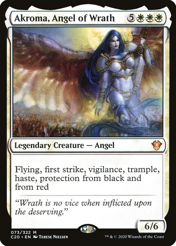 Akroma, Angel of Wrath (73) - Commander 2020 (C20)