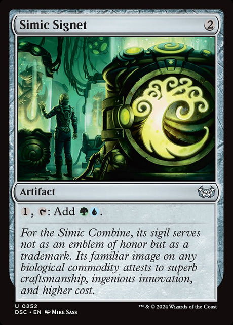 Simic Signet (252) - Duskmourn: House of Horror Commander (DSC)