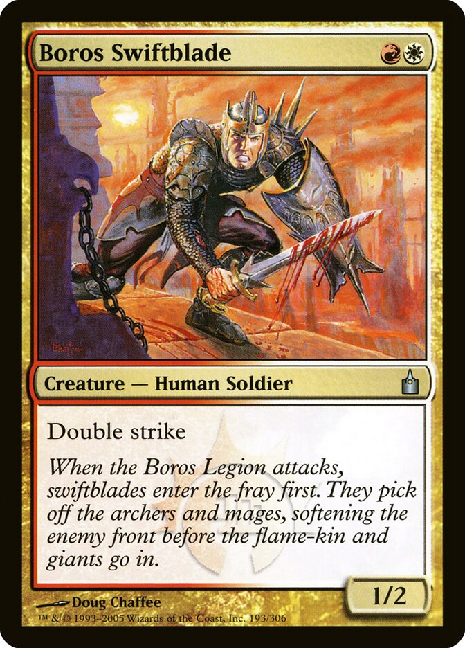 Boros Swiftblade (193) - Ravnica: City of Guilds (RAV)