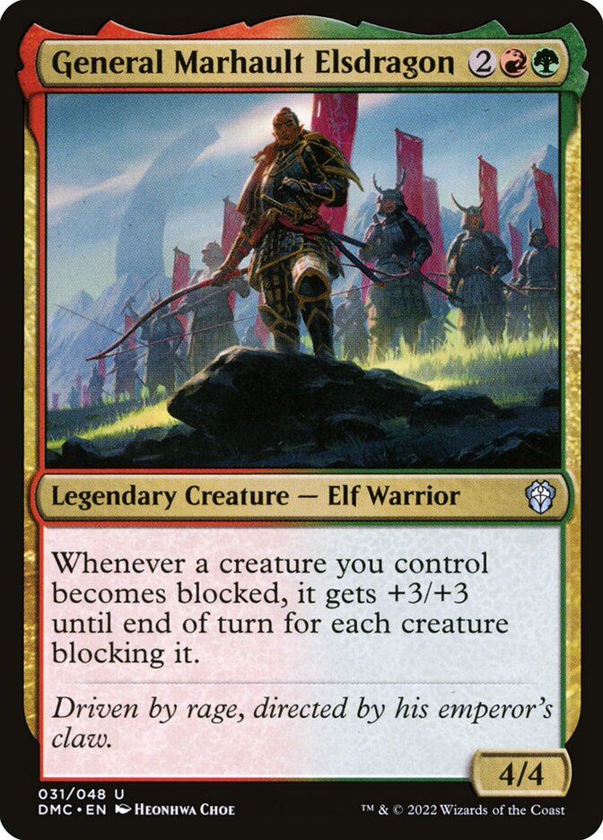 General Marhault Elsdragon (31) - Dominaria United Commander (DMC)