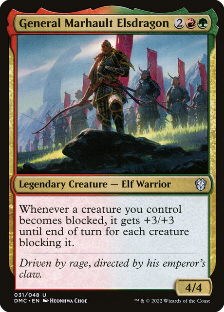 General Marhault Elsdragon (31) - Dominaria United Commander (DMC)