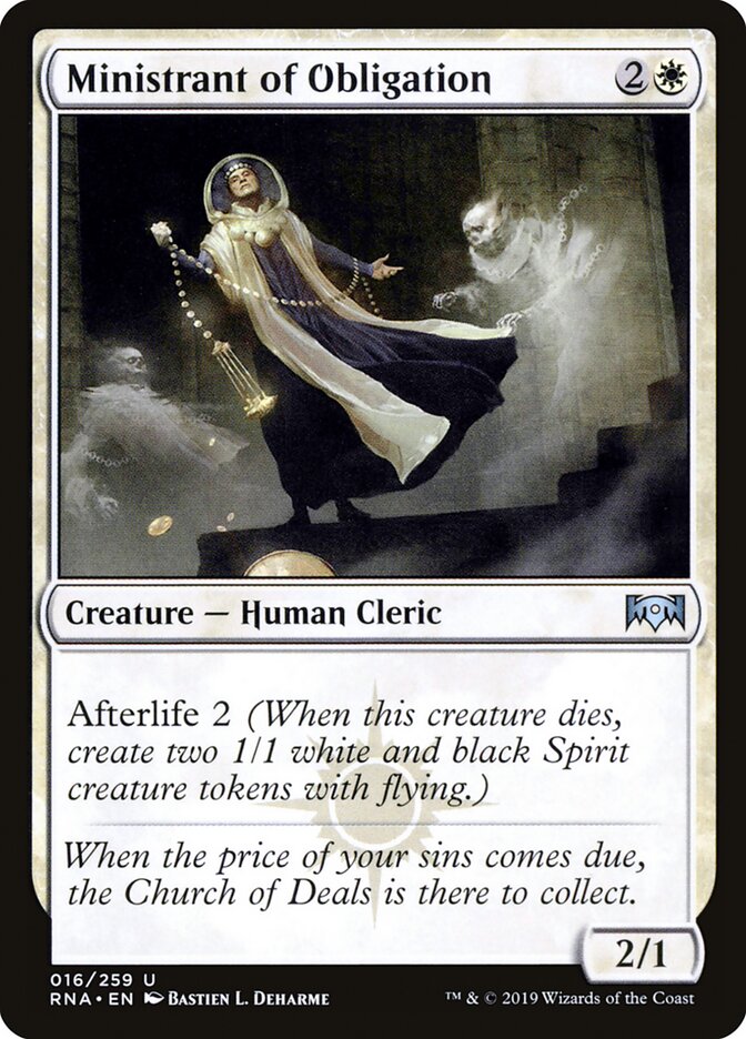 Ministrant of Obligation (16) - Ravnica Allegiance (RNA)