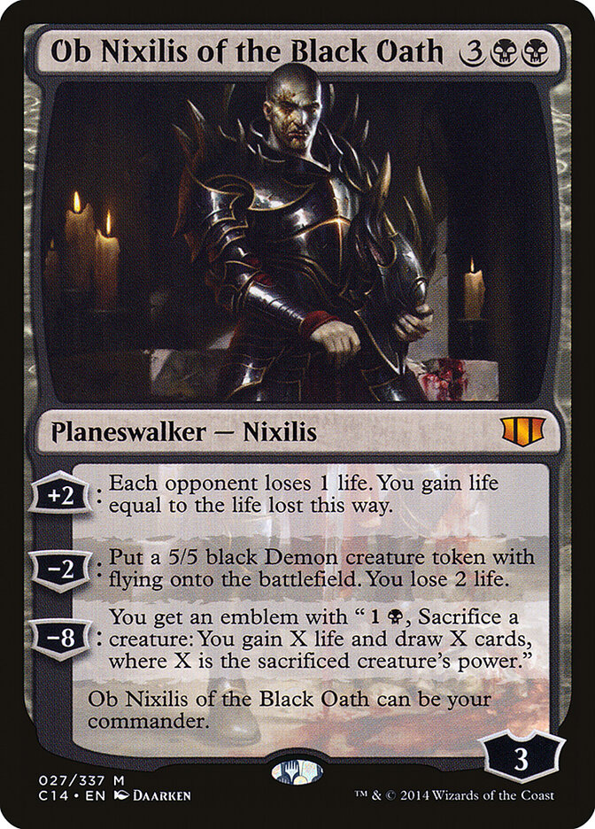 Ob Nixilis of the Black Oath (27) - Commander 2014 (C14)