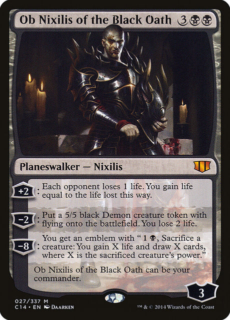 Ob Nixilis of the Black Oath (27) - Commander 2014 (C14)