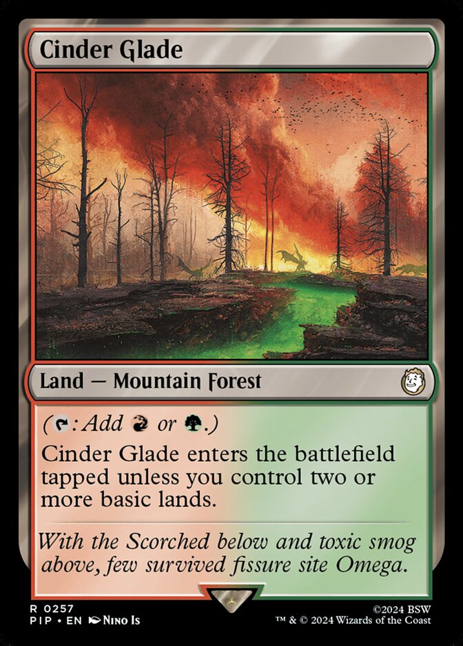 Cinder Glade - [Foil] Fallout (PIP)