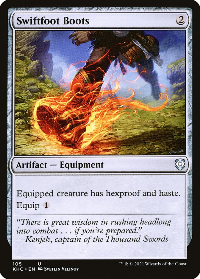 Swiftfoot Boots (105) - Kaldheim Commander (KHC)