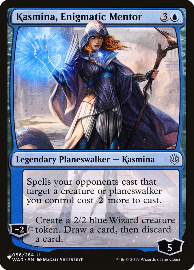 Kasmina, Enigmatic Mentor (WAR-56) - The List (PLST)