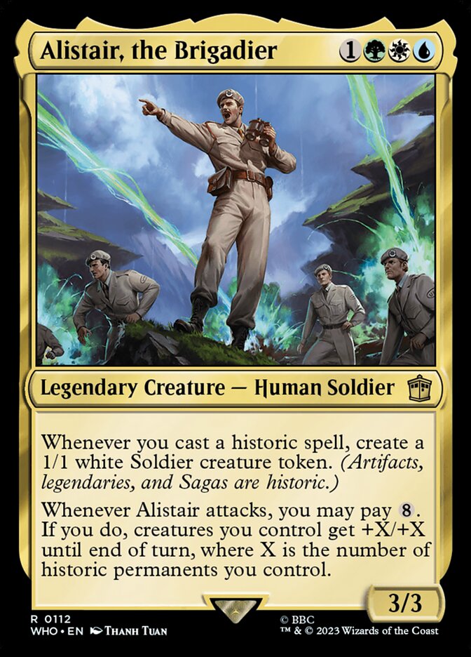 Alistair, the Brigadier (112) - Doctor Who (WHO)