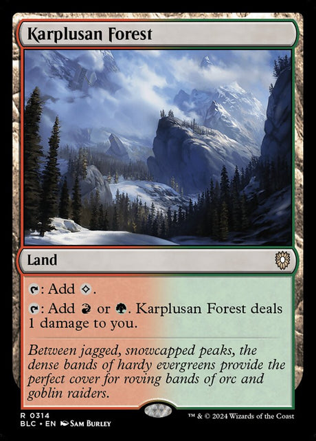 Karplusan Forest (314) - Bloomburrow Commander (BLC)
