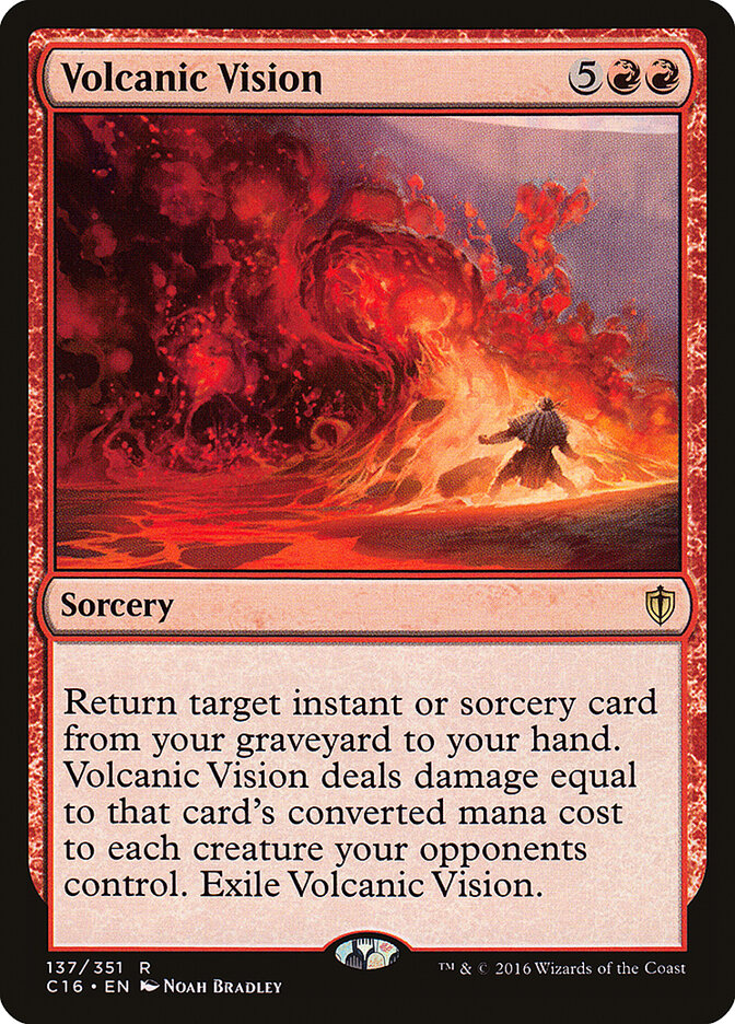 Volcanic Vision (137) - Commander 2016 (C16)
