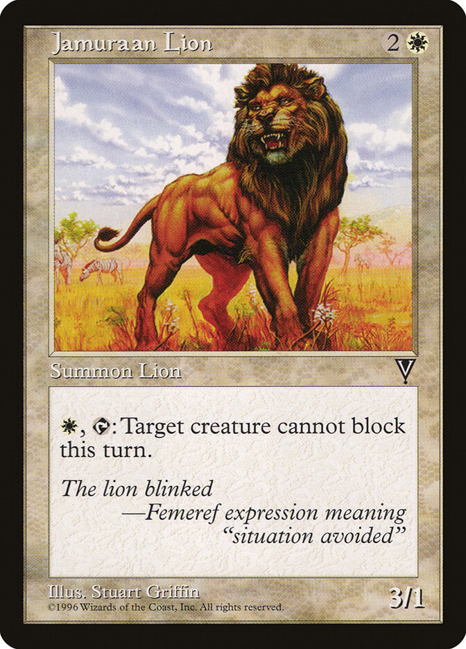 Jamuraan Lion (10) - Visions (VIS)