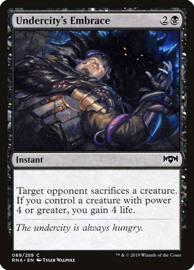 Undercity's Embrace (89) - Ravnica Allegiance (RNA)