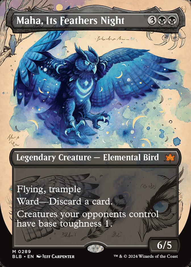 Maha, Its Feathers Night (289) - Bloomburrow (BLB)