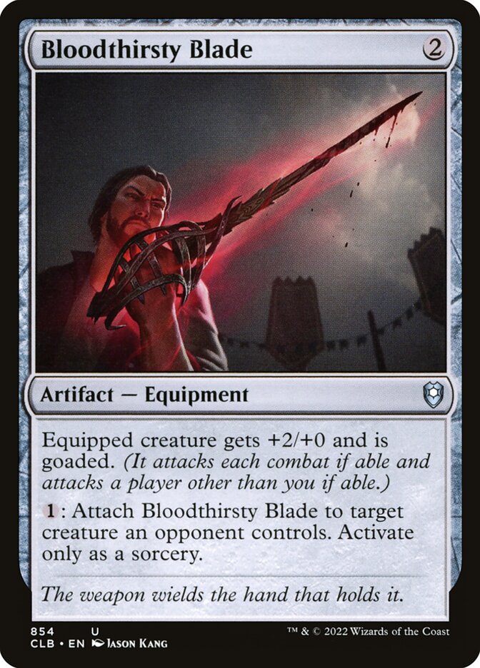 Bloodthirsty Blade (854) - Commander Legends: Battle for Baldur's Gate (CLB)