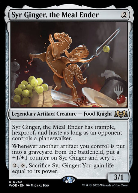 Syr Ginger, the Meal Ender (252p) - Wilds of Eldraine Promos (PWOE)