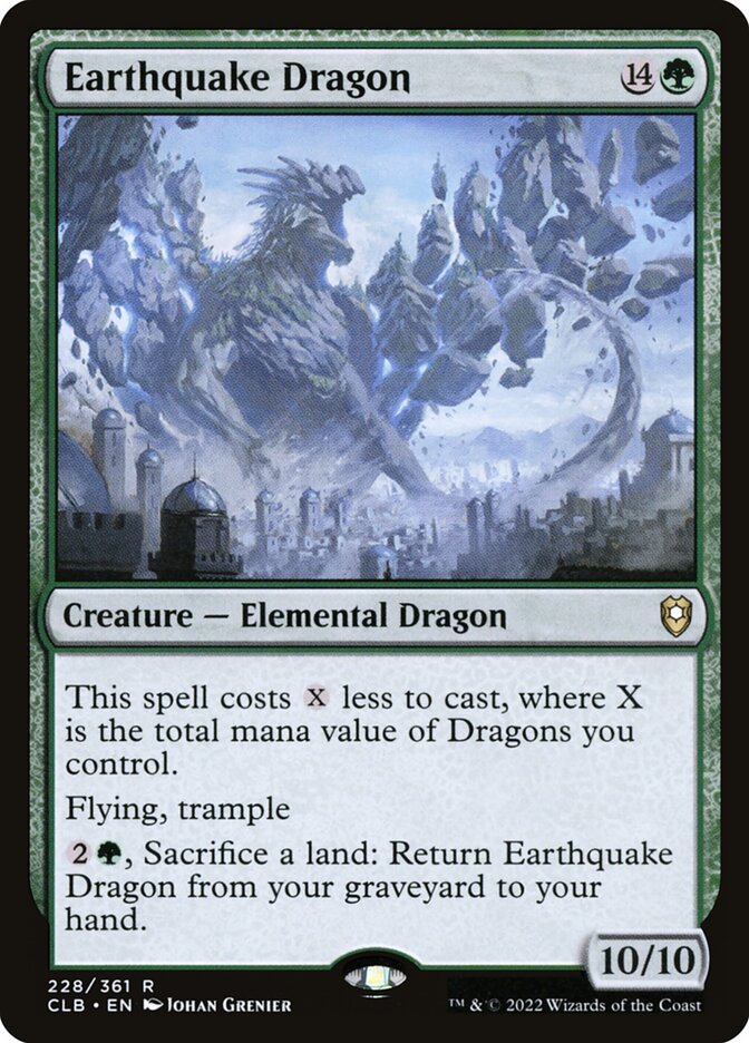 Earthquake Dragon (228) - Commander Legends: Battle for Baldur's Gate (CLB)