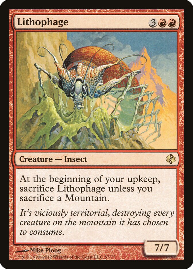 Lithophage (57) - Duel Decks: Venser vs. Koth (DDI)