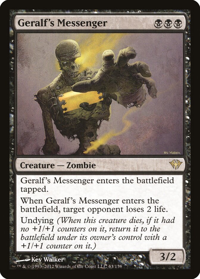 Geralf's Messenger (63) - Dark Ascension (DKA)