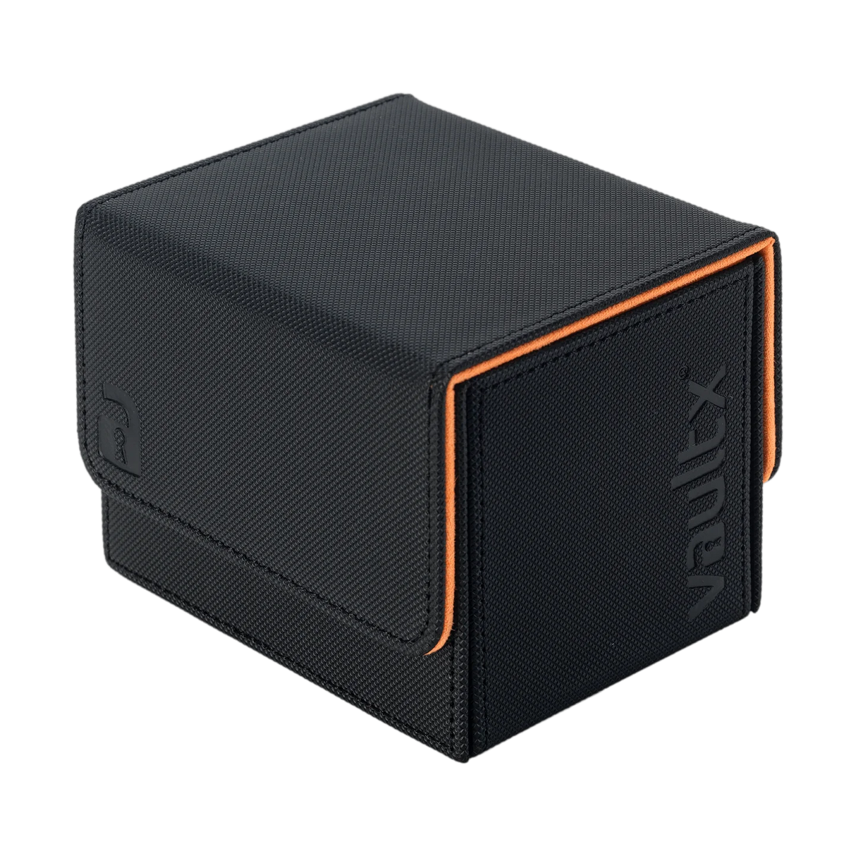 Vault X Premium Sideloading Deck Box 100+ - Black/Electric Orange