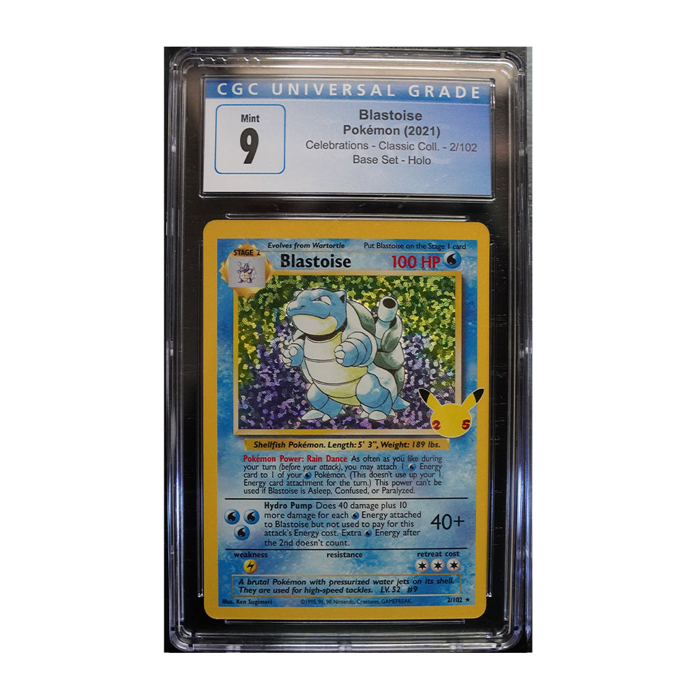 Blastoise [Holo, Graded CGC 9] - Celebrations: Classic Collection (CCC)