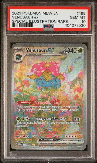 Venusaur Ex Special Illustration Rare #198 - [Graded PSA 10] Scarlet Violet 151 (Mew)