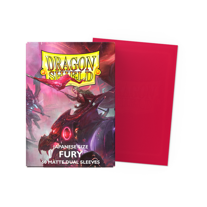 Dragon Shield Japanese Matte Sleeves - Fury (60-Pack)