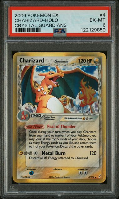 Charizard (Delta Species) #4 - [Graded PSA 6] Crystal Guardians (CG)