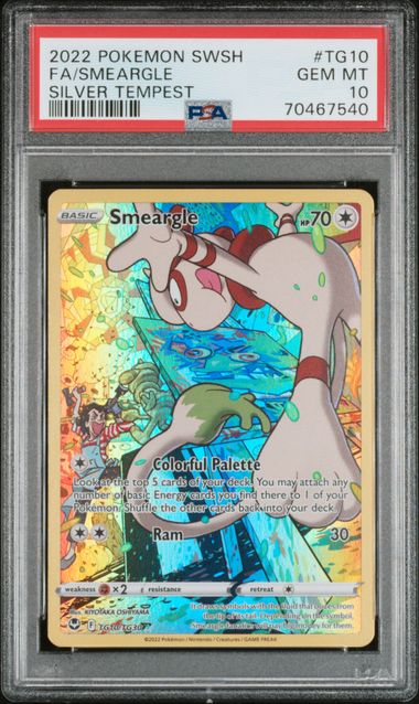 Smeargle #TG10 - [Graded PSA 10] SWSH12: Silver Tempest Trainer Gallery (SWSH12: TG)