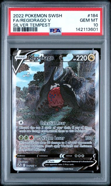 Regidrago V (Alternate Full Art) - [Graded PSA 10] SWSH12: Silver Tempest (SWSH12)