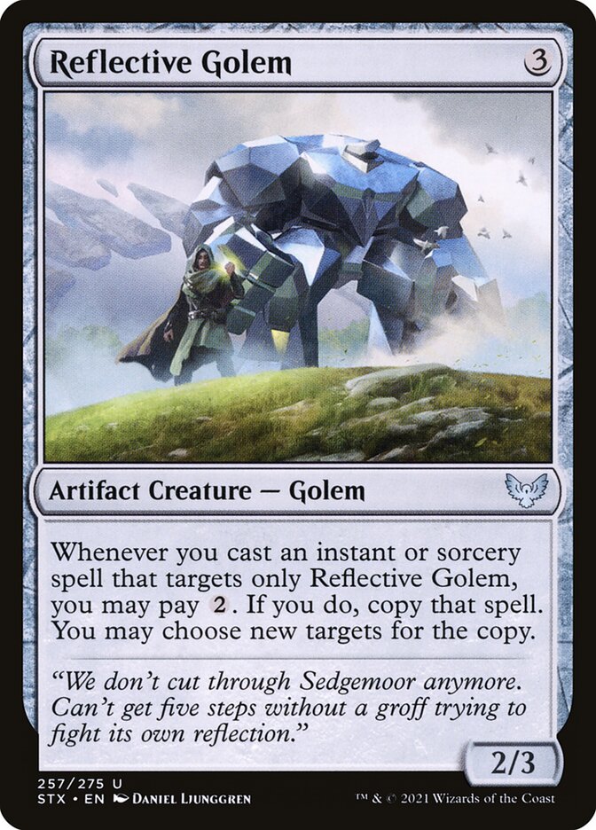 Reflective Golem (257) - Strixhaven: School of Mages (STX)