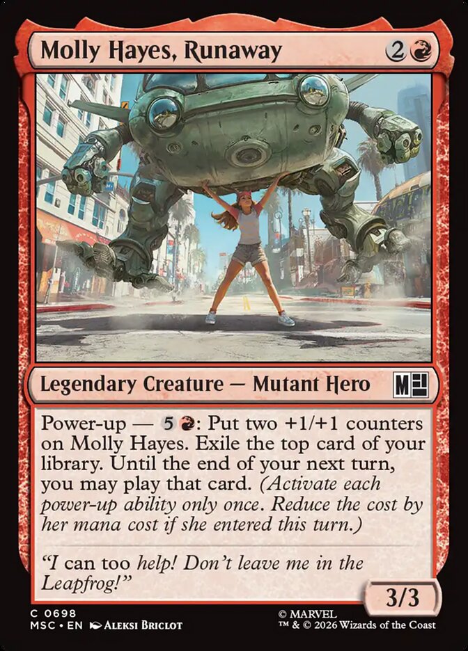 Molly Hayes, Runaway (698) - Marvel Super Heroes Commander (MSC)