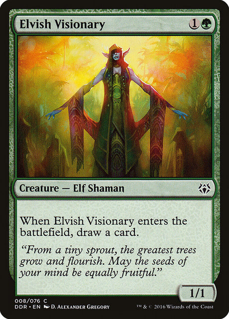 Elvish Visionary (8) - Duel Decks: Nissa vs. Ob Nixilis (DDR)